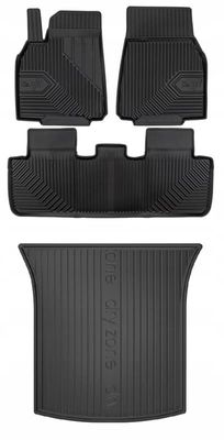 SET 77 Gummimattor och matta Tesla Model Y 2020-2024 g