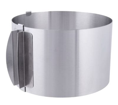 Kakkant h=10cm justerbar 16-30cm med skala hög kakform