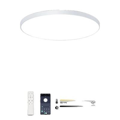 LED Loftlampe, Smart Kontrol, Justerbar Lysstyrke, Hvid skal 50W