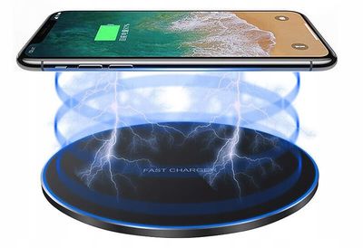 30W HURTIG INDUKTIV OPLADDER TIL ALLE TELEFONER + USB-C QI-KABEL