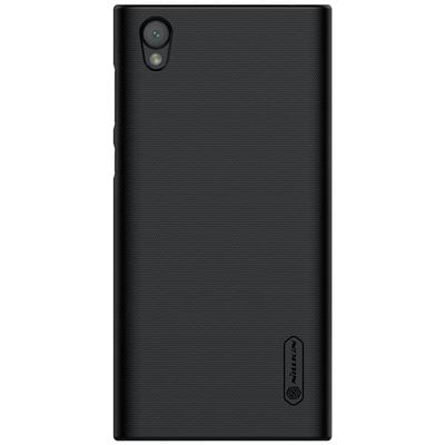 NILLKIN Super Frosted Shield Hårdt Mobiltelefoncover til Sony Xperia L1 - Sort