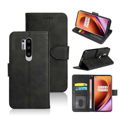 OnePlus 8 Pro Wallet læder læder læder taske sort