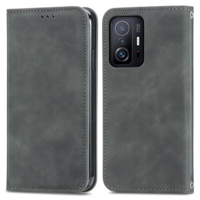 Vintage Xiaomi 11T Pro/Xiaomi 11T Lommebok-deksel - Grå