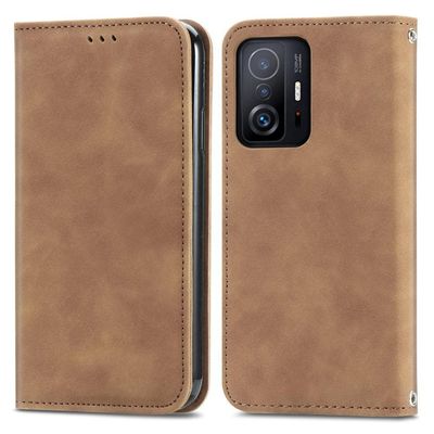 Vintage Xiaomi 11T Pro/Xiaomi 11T Lommebok-deksel - Brun