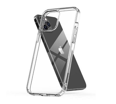 2 kpl iPhone 12 / 12 PRO silikonikotelo TPU - Läpinäkyvä