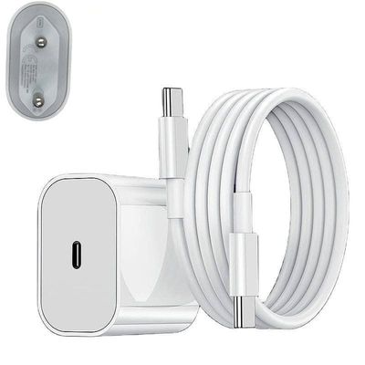 Laddare för iPhone 15 + 2M kabel Snabbladdare USB-C till USB-C