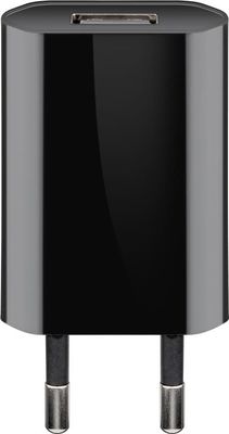 USB-A oplader (5W) sort