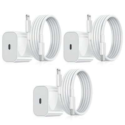 Lader til iPhone - Hurtiglader - Adapter + Kabel 20W USB-C