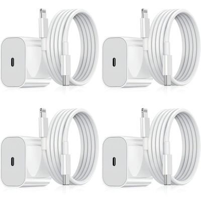 Lader til iPhone - Hurtiglader - Adapter + Kabel 20W USB-C