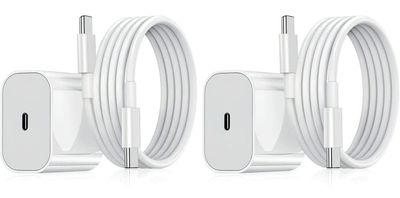 Lader til iPhone - Hurtiglader - Adapter + Kabel 20W USB-C