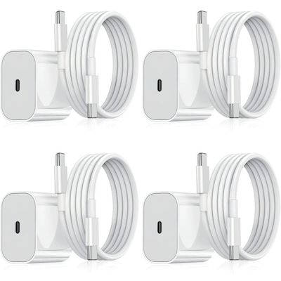 Lader til iPhone - Hurtiglader - Adapter + Kabel 20W USB-C