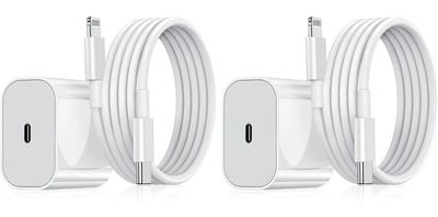 Lader til iPhone - Hurtiglader - Adapter + Kabel 20W USB-C