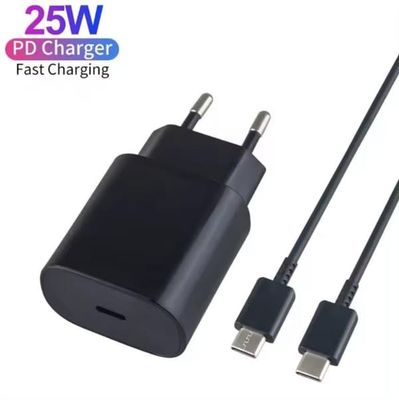 Oplader til Samsung 25W Hurtig Oplader USB-C - Strømadapter+Kabel 2 Meter