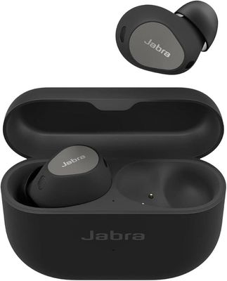 Jabra Elite 10 trådlösa in-ear Bluetooth-hörlurar med avancerad aktiv brusreducering – titansvart