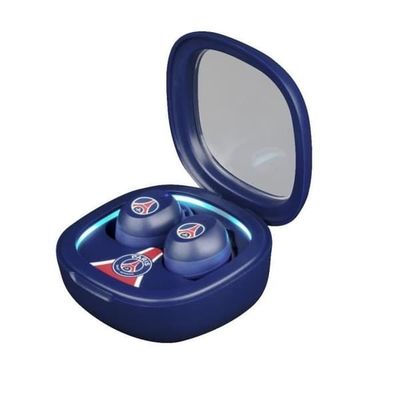 Trådlösa hörlurar - KONIX - PSG - 8 timmars batteritid + 15 timmar med fodral - IPX4 vattentålighet - Bluetooth - Blå