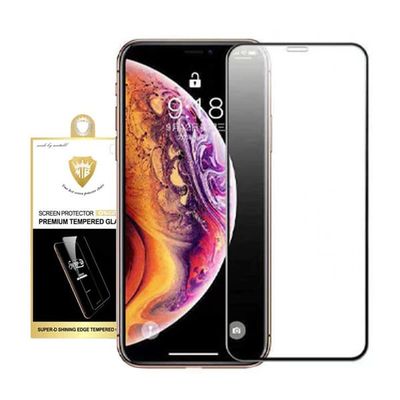 iPhone 12 HD skjermbeskytter karbonfiber herdet glass