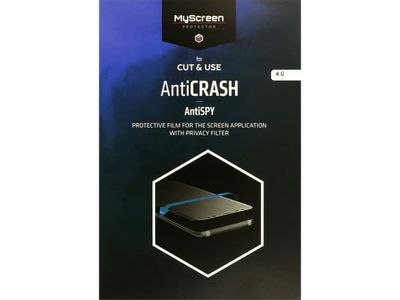 MS CUT&USE film antiCRASH antiSPY 4.0 7" Myynti 10 kpl:n pakkauksissa hinta per 1 kpl
