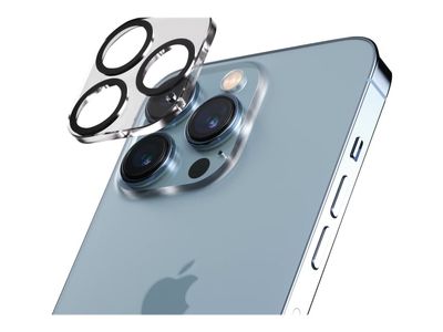 PanzerGlass PicturePerfect - Linsebeskytter for mobiltelefon - omslagskompatibel - rammefarge svart - for Apple iPhone 13 Pro, 13 Pro Max