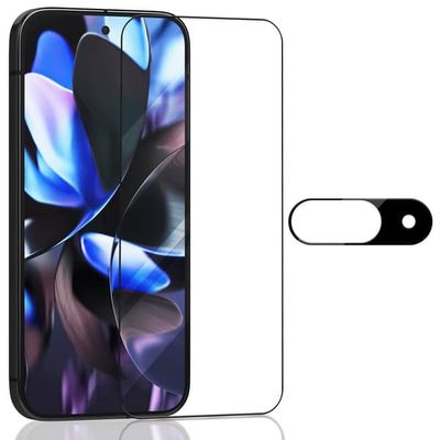 1-Pack Google Pixel 9 Skærmbeskyttelse & 1-Pack linsebeskyttelse - Hærdet Glas 9H - Super kvalitet 3D