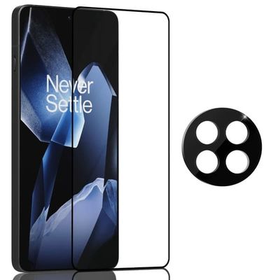 1-Pack OnePlus 13R Skærmbeskyttelse & 1-Pack linsebeskyttelse - Hærdet Glas 9H - Super kvalitet 3D