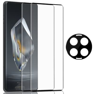 2-Pack Oneplus 12R Skærmbeskyttelse & 1-Pack linsebeskyttelse - Hærdet Glas 9H - Super kvalitet 3D