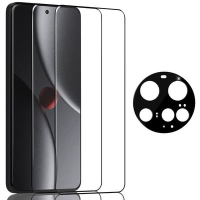 2-Pack Xiaomi 15 Ultra Skærmbeskyttelse & 1-Pack linsebeskyttelse - Hærdet Glas 9H - Super kvalitet 3D
