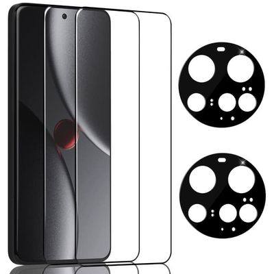 2-Pack Xiaomi 15 Ultra Skærmbeskyttelse & 2-Pack linsebeskyttelse - Hærdet Glas 9H - Super kvalitet 3D