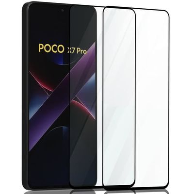 2-Pack Xiaomi Poco X7 Pro Skærmbeskyttelse - Hærdet Glas 9H - Super kvalitet 3D