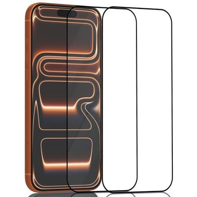 2-Pack iPhone 17 Pro Max Skærmbeskyttelse - Hærdet Glas 9H - Super kvalitet 3D