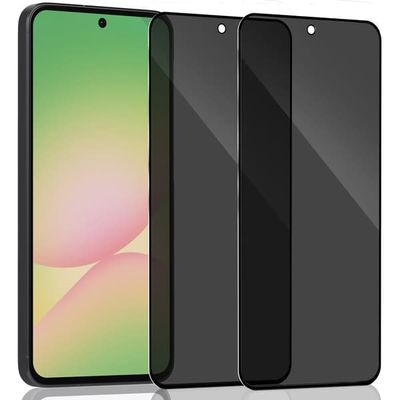 2-Pack Samsung A56 Privacy Skærmbeskyttelse - Hærdet Glas 9H - Super kvalitet 3D
