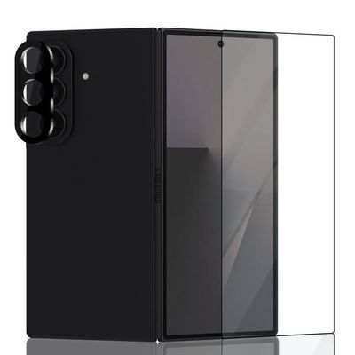 1-Pack Samsung Z Fold 7 Skærmbeskyttelse & 1-Pack linsebeskyttelse - Hærdet Glas 9H - Super kvalitet 3D