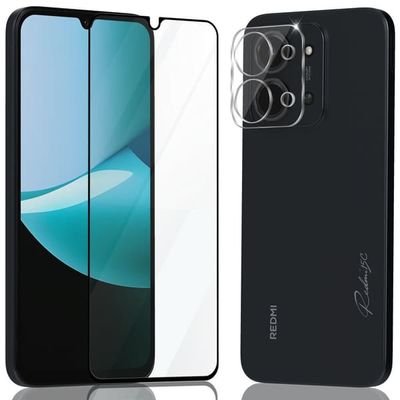 1-Pack Xiaomi Redmi 15C Skærmbeskyttelse & 1-Pack linsebeskyttelse - Hærdet Glas 9H - Super kvalitet 3D