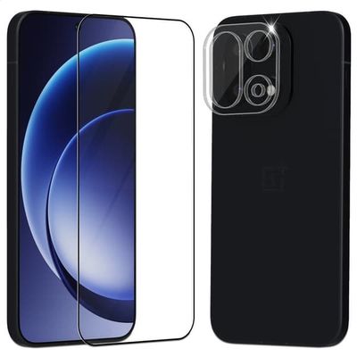 1-Pack OnePlus 15 Skærmbeskyttelse & 1-Pack linsebeskyttelse - Hærdet Glas 9H - Super kvalitet 3D