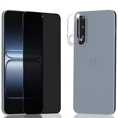 1-Pack OnePlus Nord 5 Privacy Skærmbeskyttelse & 1-Pack linsebeskyttelse - Hærdet Glas 9H - Super kvalitet 3D