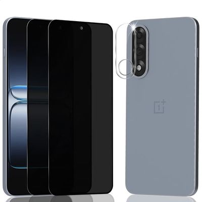 2-Pack OnePlus Nord 5 Privacy Skærmbeskyttelse & 1-Pack linsebeskyttelse - Hærdet Glas 9H - Super kvalitet 3D