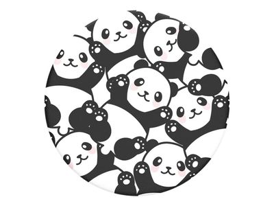 PopSockets Swappable PopGrip - Fingergrep/stativ for mobiltelefon - Pandamonium