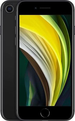 iPhone SE 64GB (2nd Gen) - 1 År Garanti Begagnad i Nyskick - Svart