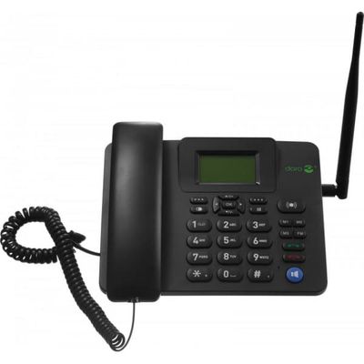 Doro 4100H 4G GSM-bordtelefon, sort