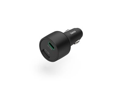 Hama USB-C/USB-A Power Delivery/Quick Charge 32W billaddare svart