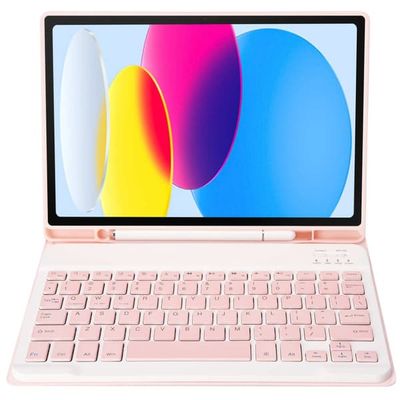 Alogy Tastaturcover med Stylusholder til Apple iPad 11 2025 iPad 109 2022 Lyserød