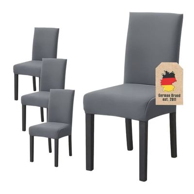 Elastisk Stoltrekk med 38 - 45 cm setehøyde og 45 - 65 cm rygghøyde - til fest, bryllup, hotell eller hjemme i spisestuen