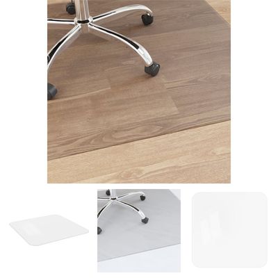 The Living Store Golvskydd för laminatgolv/matta 90 cm x 90 cm - Golvskydd