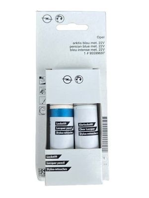 Original OPEL 22V (Z22V) Lak til reparation: Billak + Klarlak 2x12ml