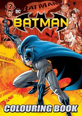 Batman malebok 32 sider aktivitetsbok pyssel robin jokeren