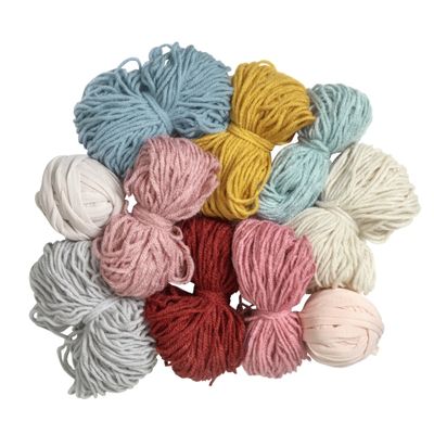 Garnset till vävram pasteller Micki