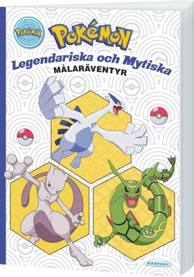 Pokemon Legendariska och mystiska målaräventyr Målarbok