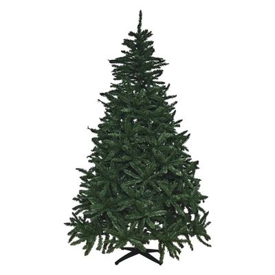 Kunstigt juletræ - med foldesystem - 220 cm - holdbart - grøn