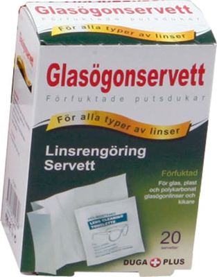 Vådserviet Briller 120-p brilleservietter