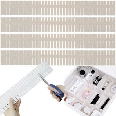 4-Pack justerbare skuffedeler | Organiser skuffer