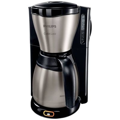 Philips Home Café Gaia HD7548/20 Kaffebryggare Svart, Rostfritt stål Kapacitet Koppar=15 Isolerad kanna